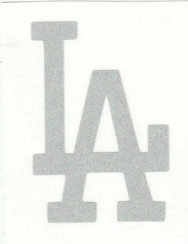 Highly Reflective LA Dodgers decal window helmet hard hat to 14" FREE TRACKING