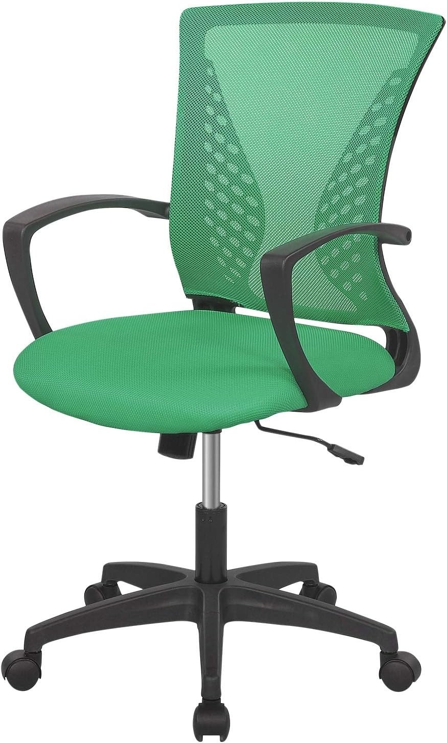 Breathable Mesh Ergonomic Office Chair with Adjustable Height and Swivel Casters