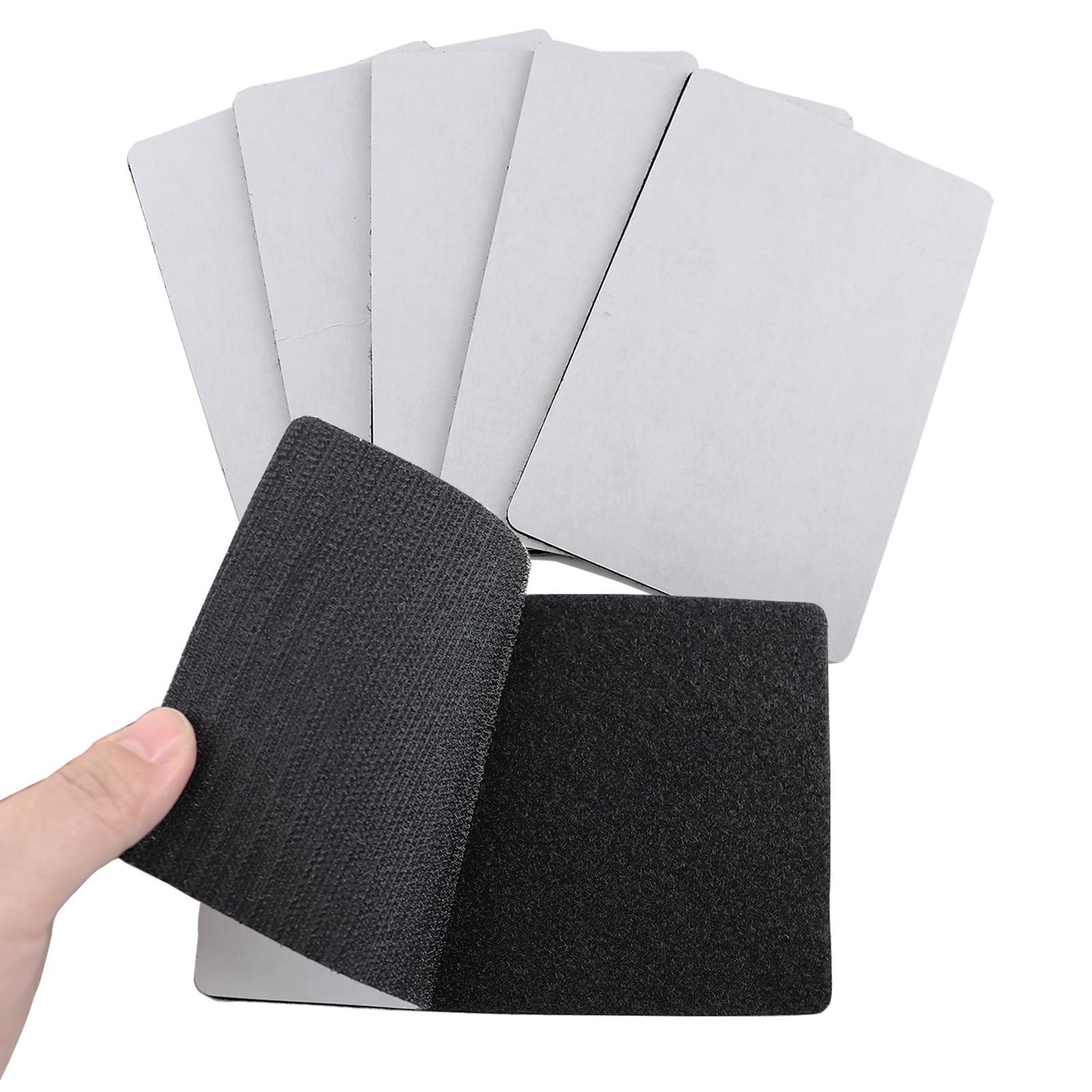 OXGSP 4x6 inch 12 Sets Hook and Loop Tape with Adhesive Strips ，Mounting Tape...