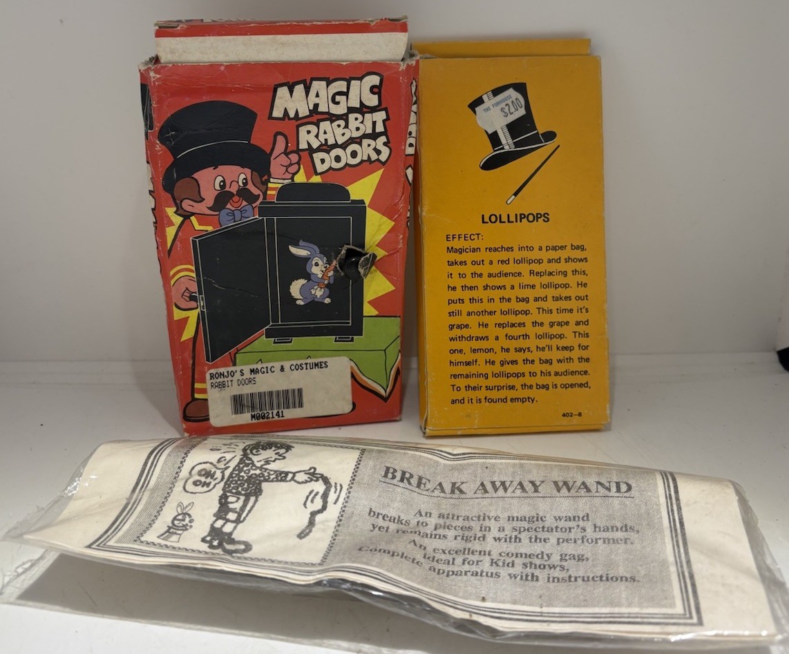 vintage magic tricks lot