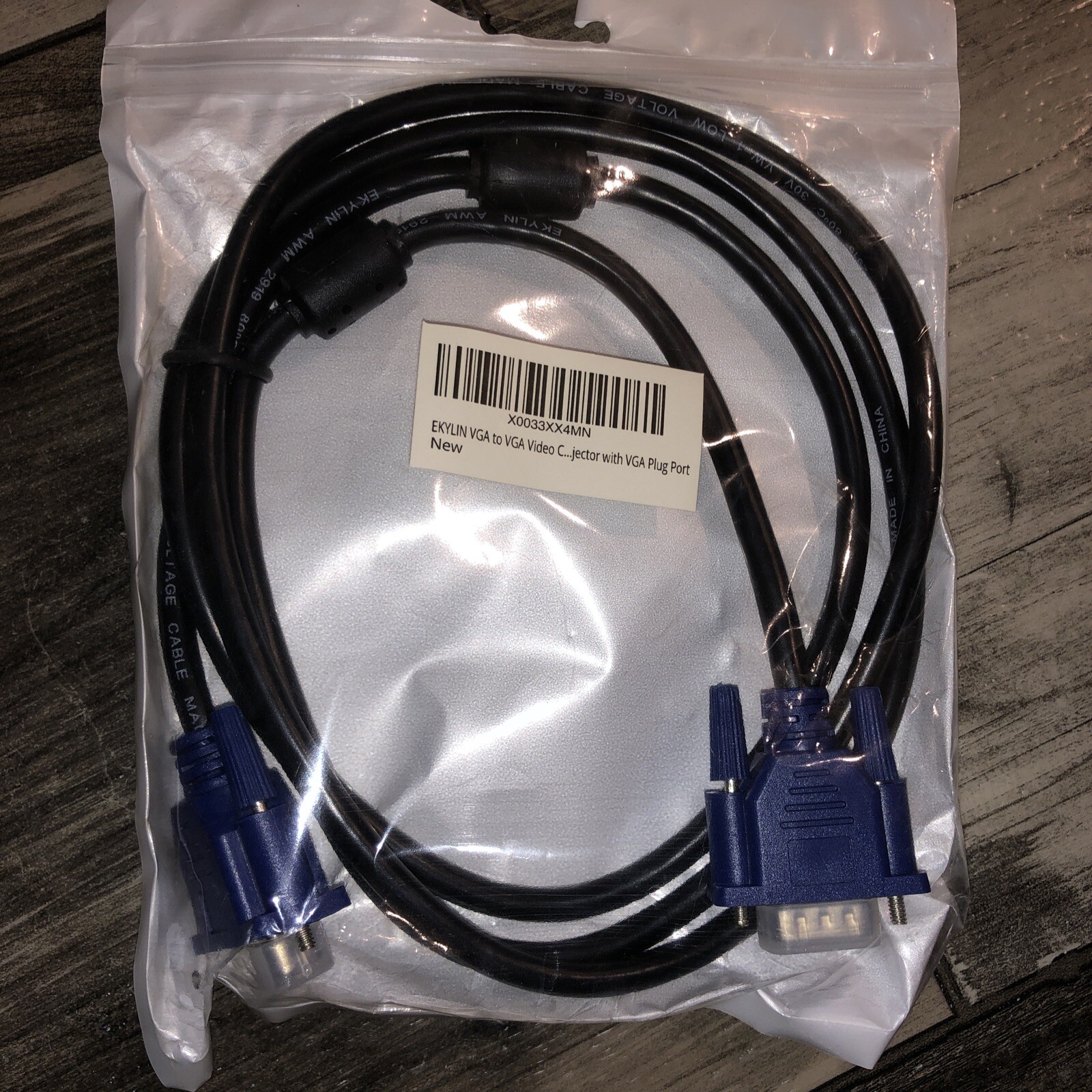 Ekylin VGA To VGA Video Cable 1.5 m  For Computer PC Laptop To Monitor Screen Pr