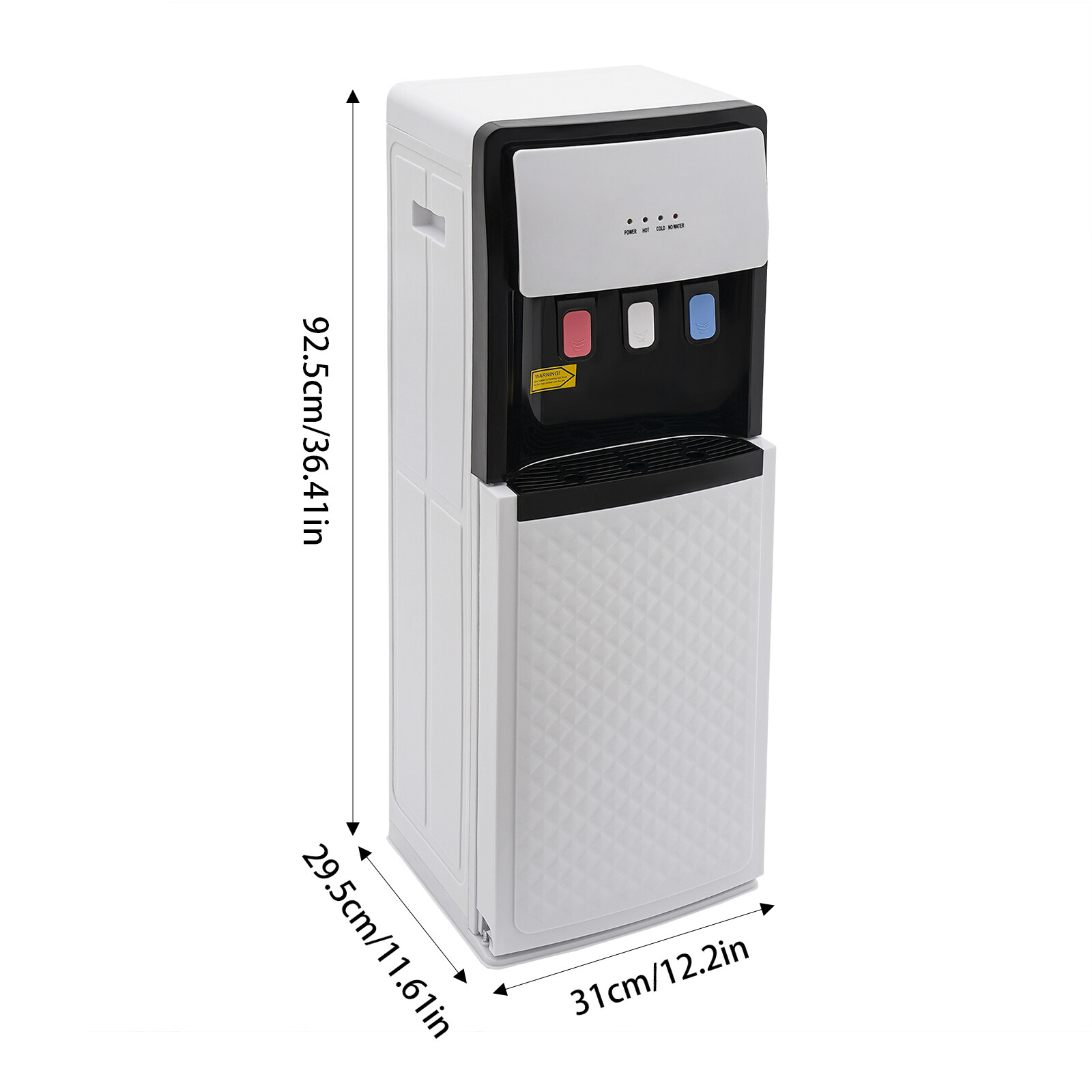 Bottom Load Water Cooler Water Dispenser 3 Temperature Setting PP Home Office US