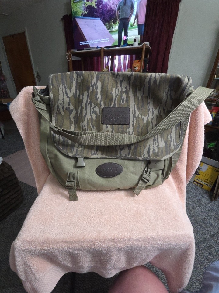 Boyt NWTF Canvas Camo Shoulder Bag With Adjustable Strap