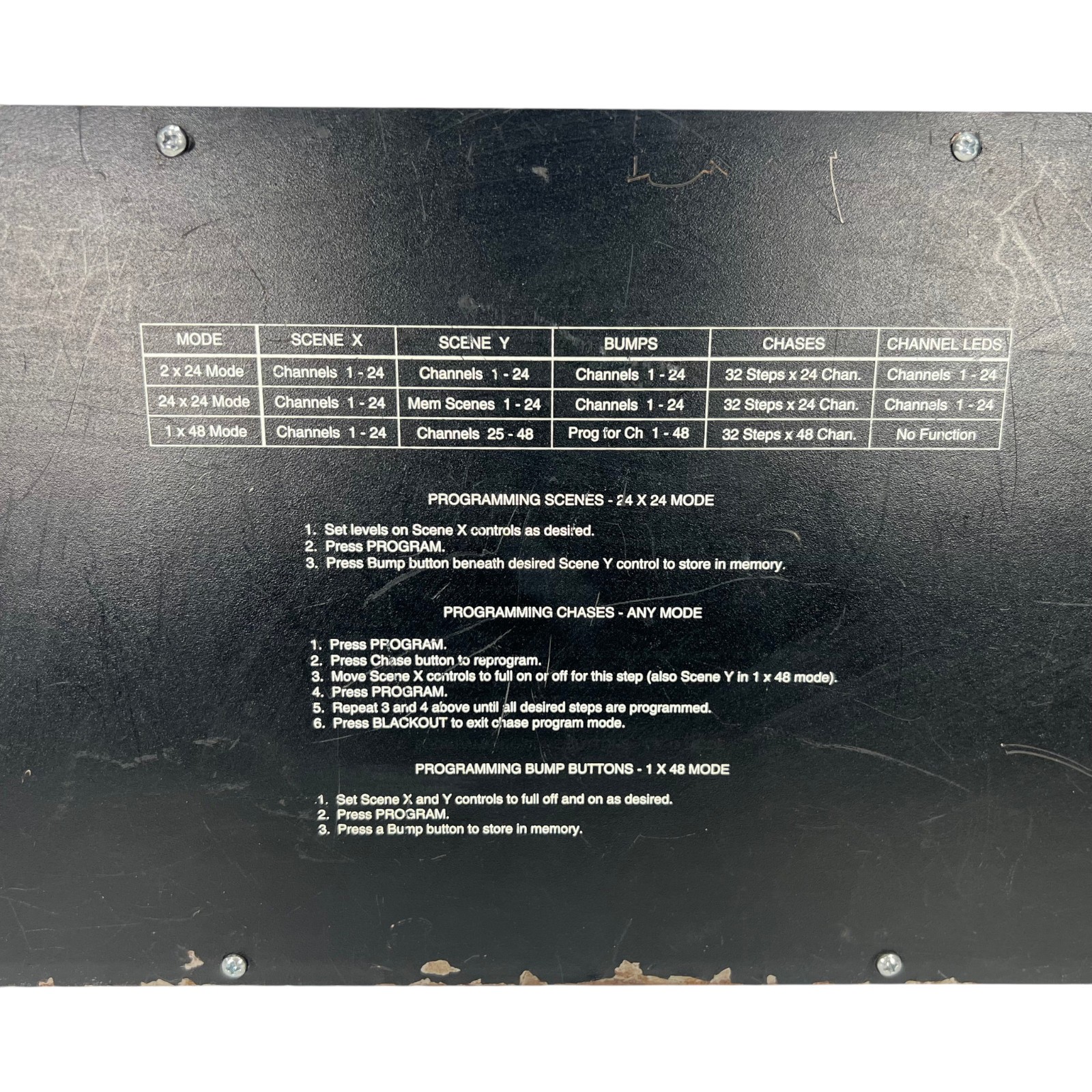 Vintage NSI MC 7024 Memory Stage Lighting Controller 24 Channel with Hard Case