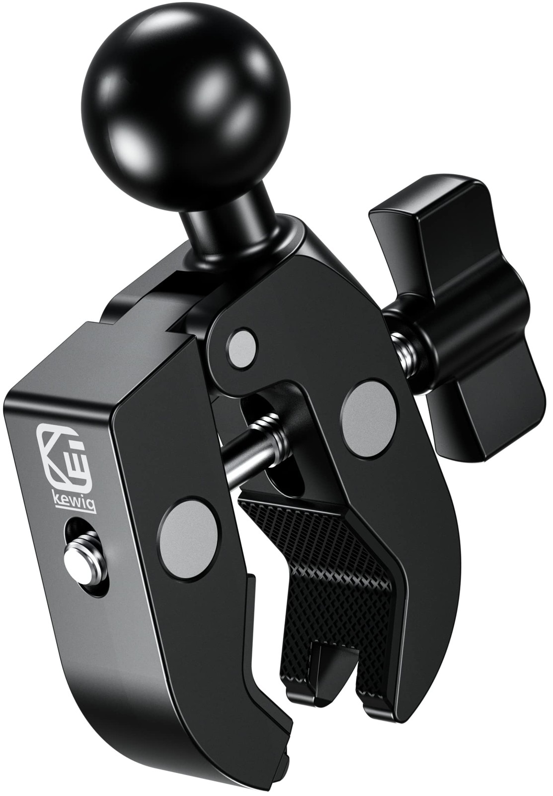 Ball Clamp Mount Base for 0.5"-1.75" Handlebar Fits RAM B Size 1" Ball
