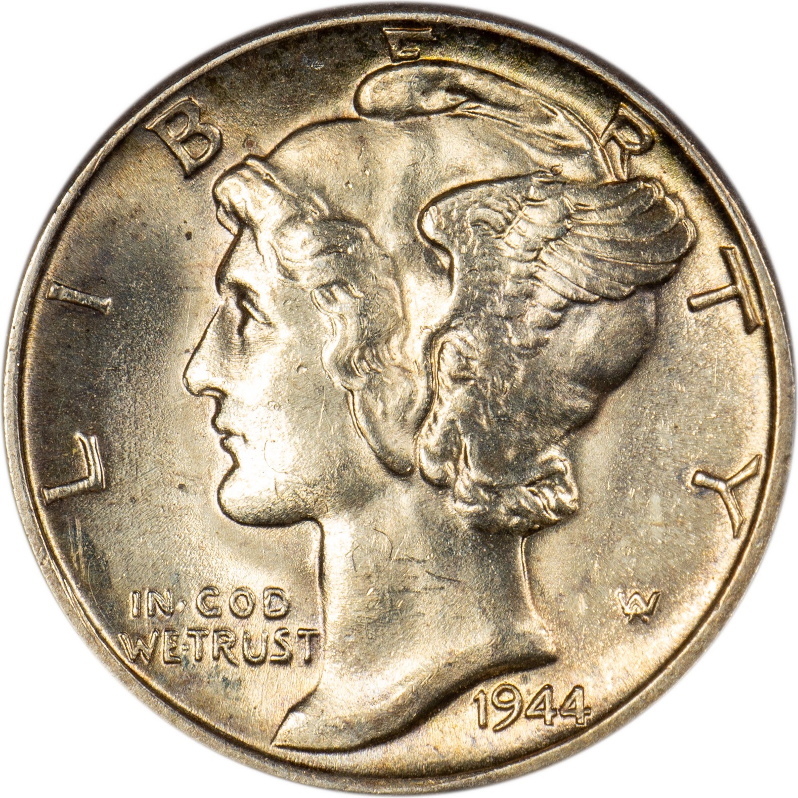 1944 Mercury Dime - Nice Uncirculated Condition