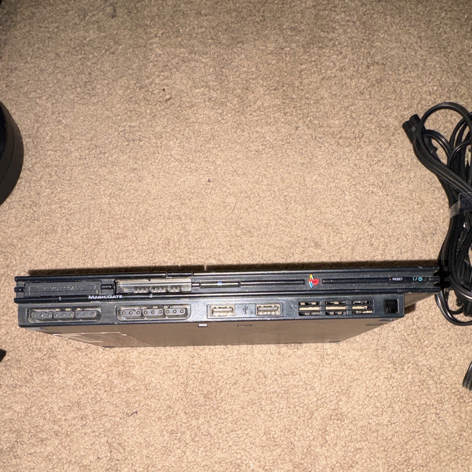 Sony PlayStation 2 Console Bundle w/ Wired Controller, 8MB Memory Card & Games