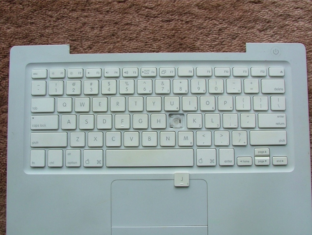 Apple White Macbook A1181 Keyboard Replacement Key w/scissors(Not the whole KB)