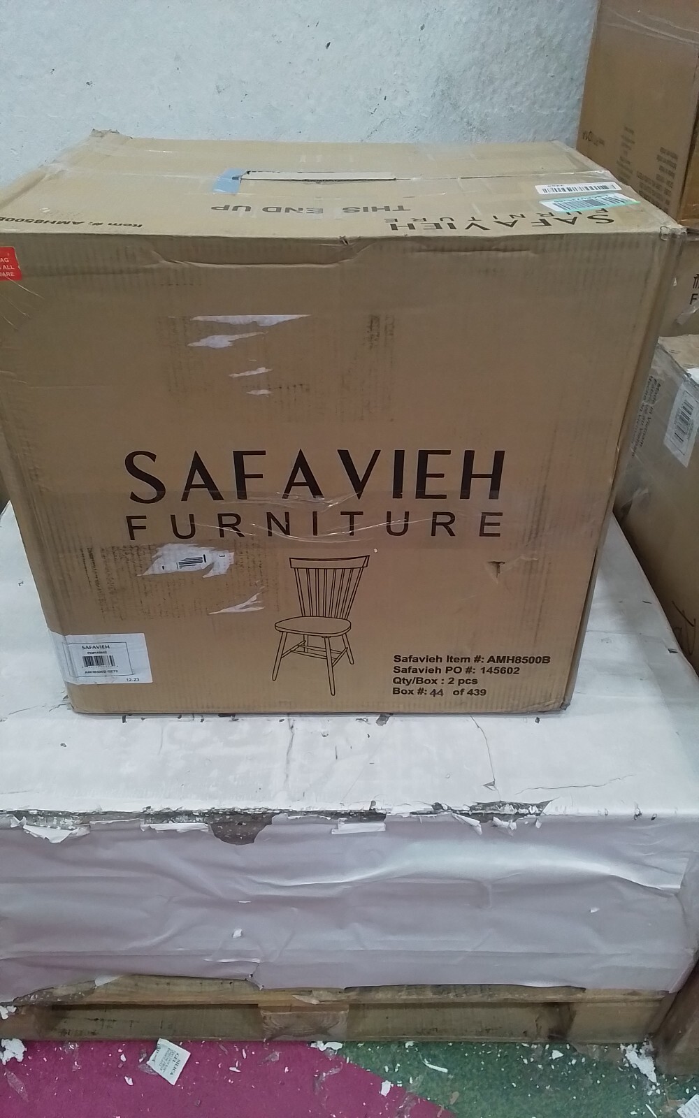 Safavieh PARKER SPINDEL SIDE CHAIR, Reduced Price 2172739348 AMH8500B
