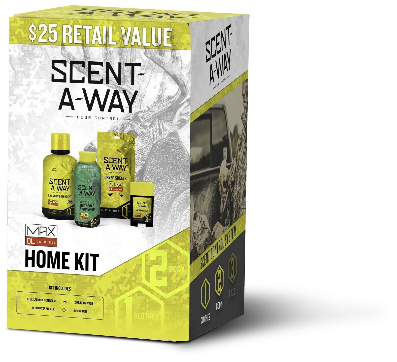 Hunters Specialties Scent-A-Way Max 100097 Home Kit Odor Eliminator Odorless