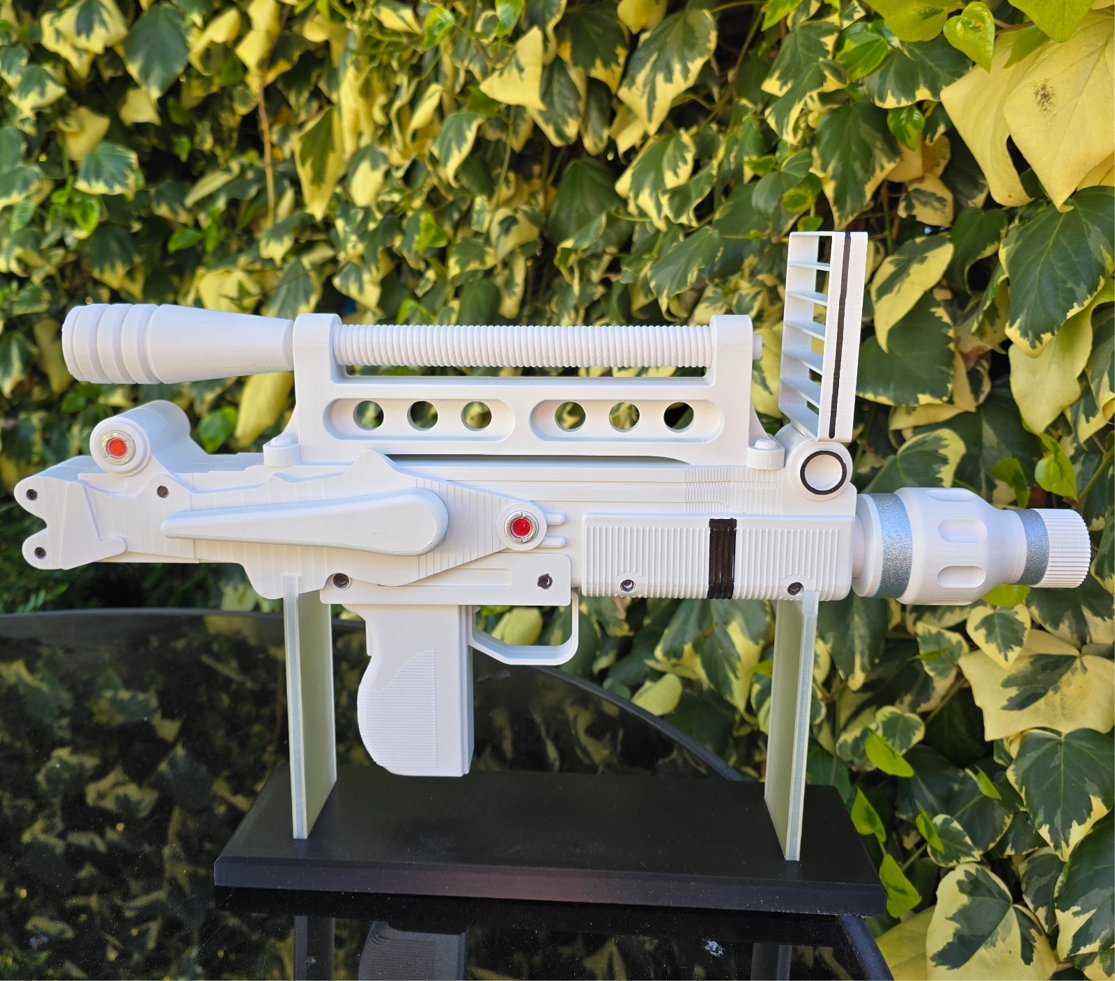 Moonraker Laser Style Sci-Fi Prop Full-Size White Edition - 3D Printed Fan-Made