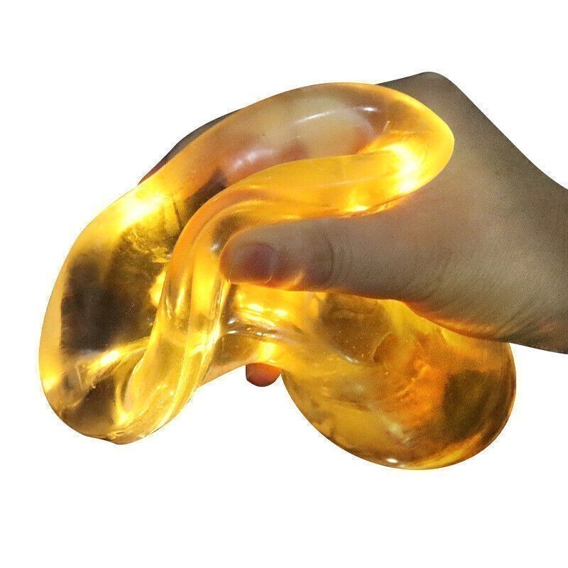 Expansion Dildo-Men-Women-Hollow-Glow-Anal-Sex-Plug-Butt-Soft-Toys-Toy-Game