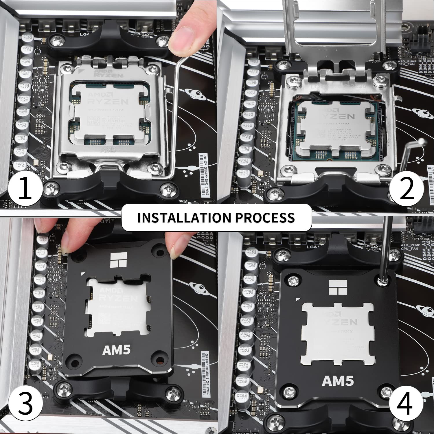 Thermalright ASF-Black AM5 CPU Holder, Corrective Anti-Bending Fixing BLACK