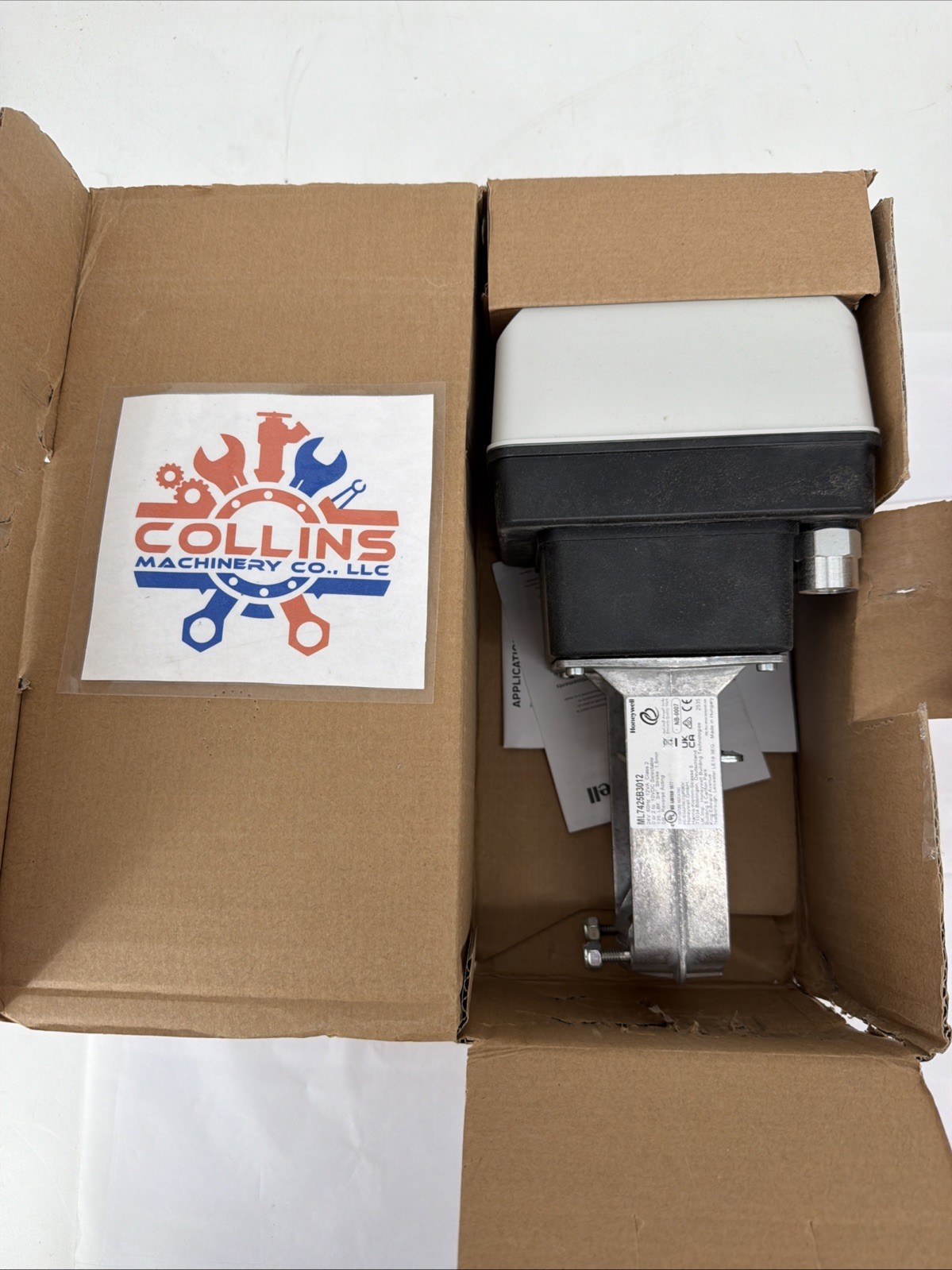 Honeywell ML7425B3012 Electric Valve Actuator, 135 LBF, 3/4in Stroke, 24V, 10VDC