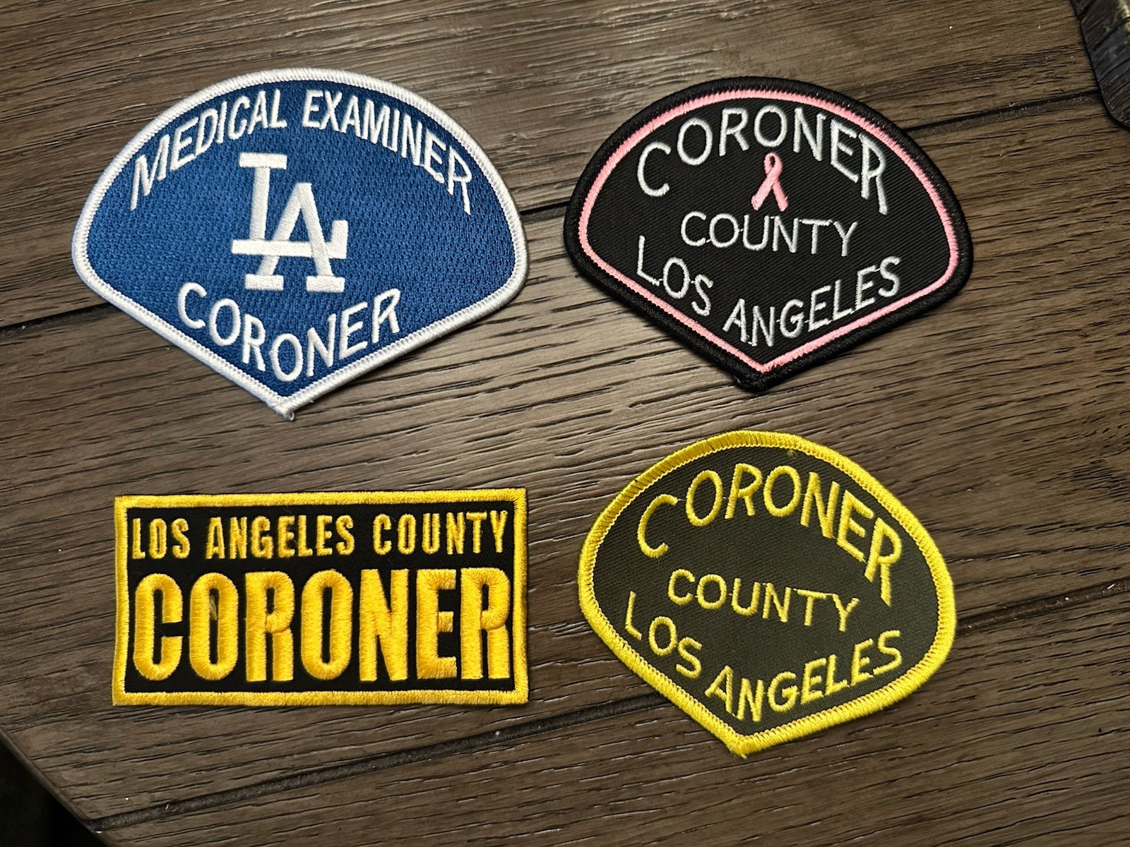 Los Angeles County Dept of Coroner Patch Set