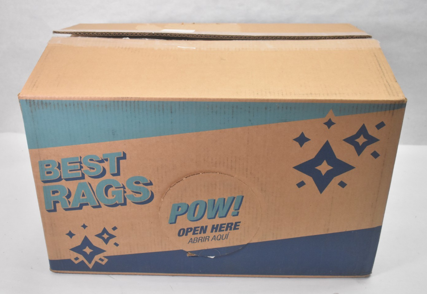 Medium Weight White Knit Wipers 25 lb Pack 14" x 14" To 20" x 20" N-WPKSM-25