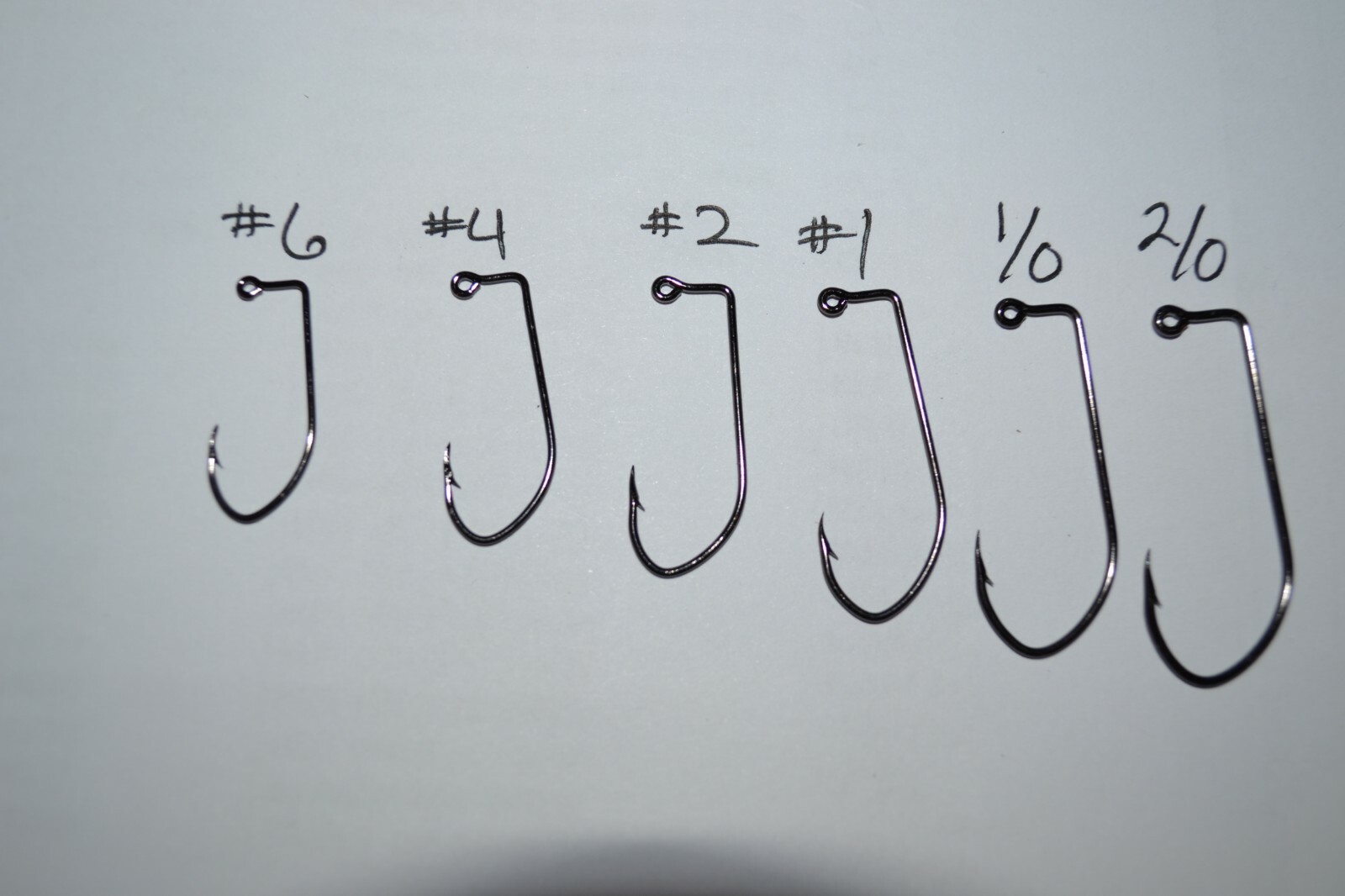 MUSTAD 32500 BN SKIPPY BEND JIG HOOKS #6,#4,#2,#1,1/0,2/0  100pk SICKLE HOOK