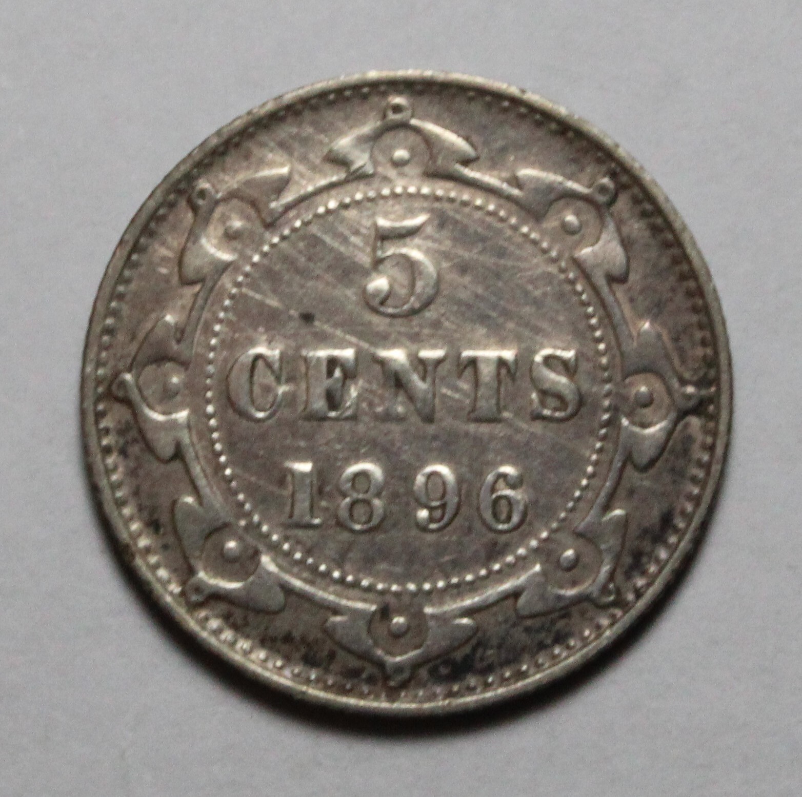 1896 Newfoundland 5 Cents DU46
