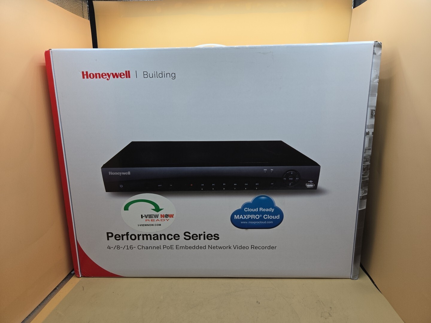 Honeywell HEN04113 Poe NVR Recorder NTSC 4 Channel 1 TB HDD 4k Cloud Ready New