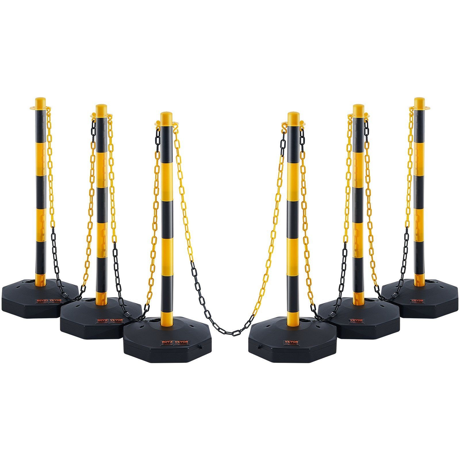 Detachable Delineator System 6 Pack Heavy Load Base 8.8lb Water Support