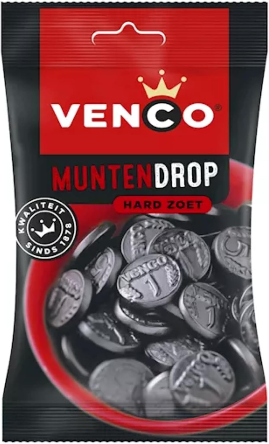 Coins Hard Sweet Bla Licorice Bag