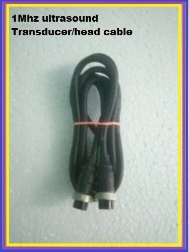 1 MHz Ultra.sound Therapy Transducer/Cable Three Pin Wand for Ultrason Physiothe