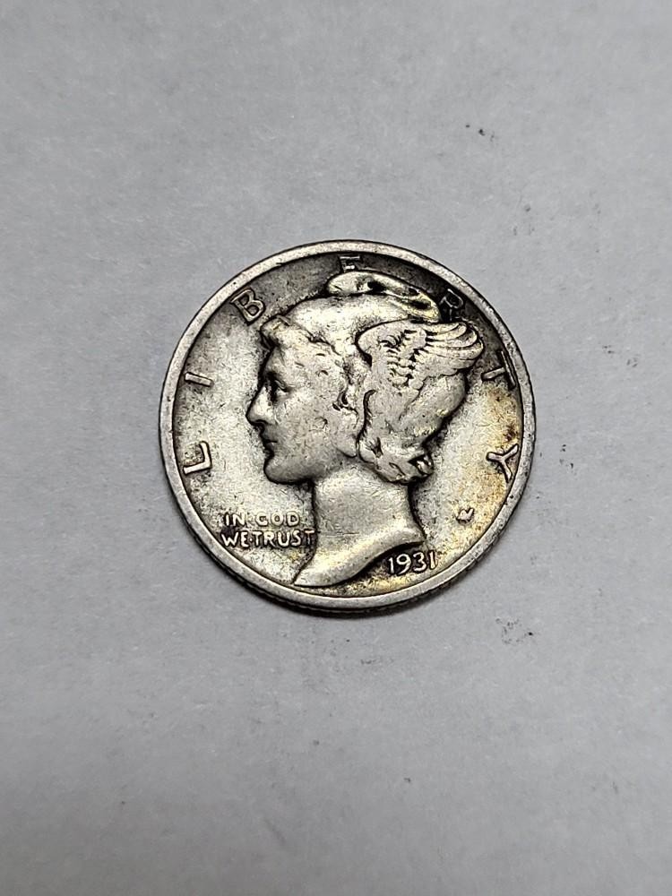 1931 Mercury Dime B
