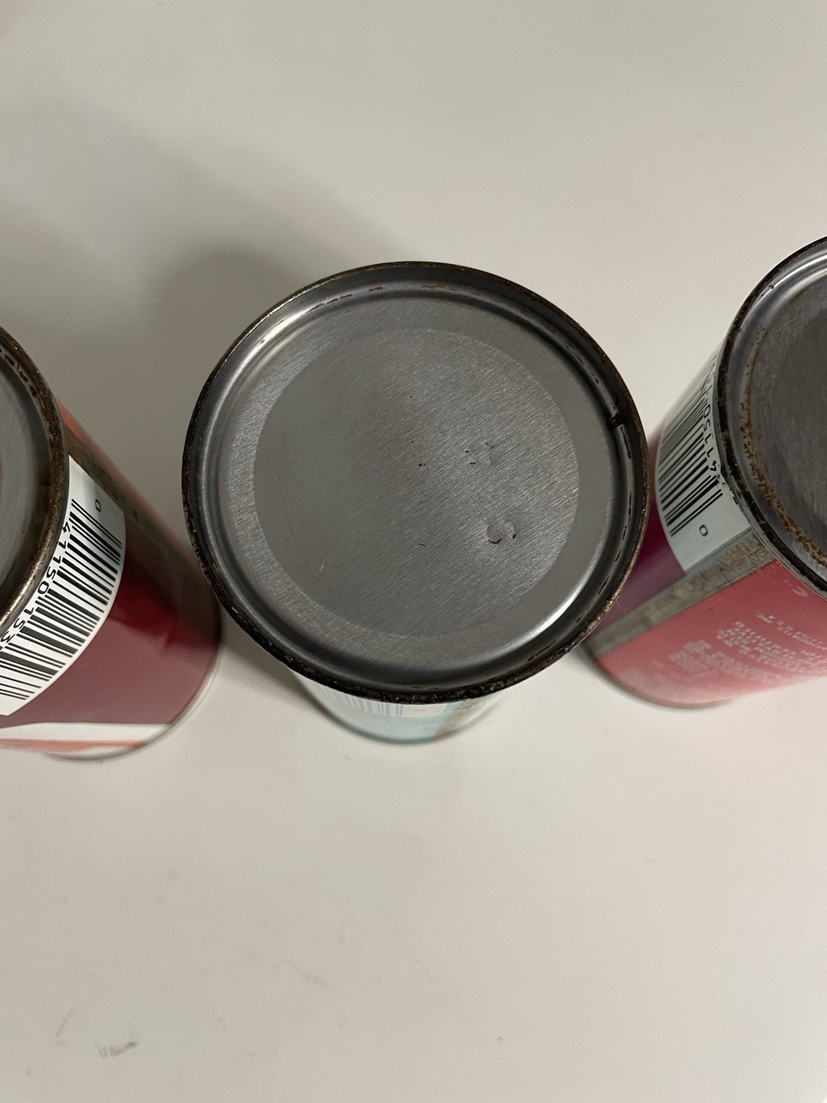 3-Staff Sugar Free-cherry Soda Cans Unopened-empty-Error