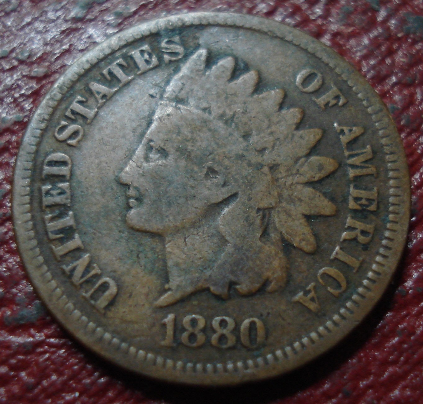 1880 INDIAN CENT IN GOOD CONDITION