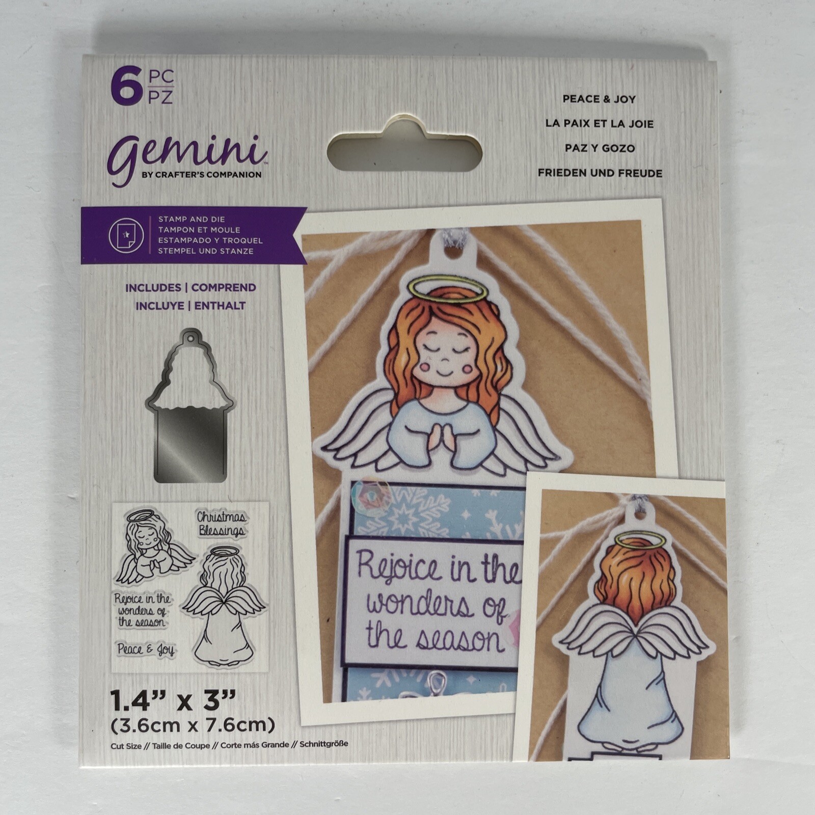Gemini Christmas XMAS Stamp & Die Bundle Nutcracker, Angel, Gingerbread Wishes