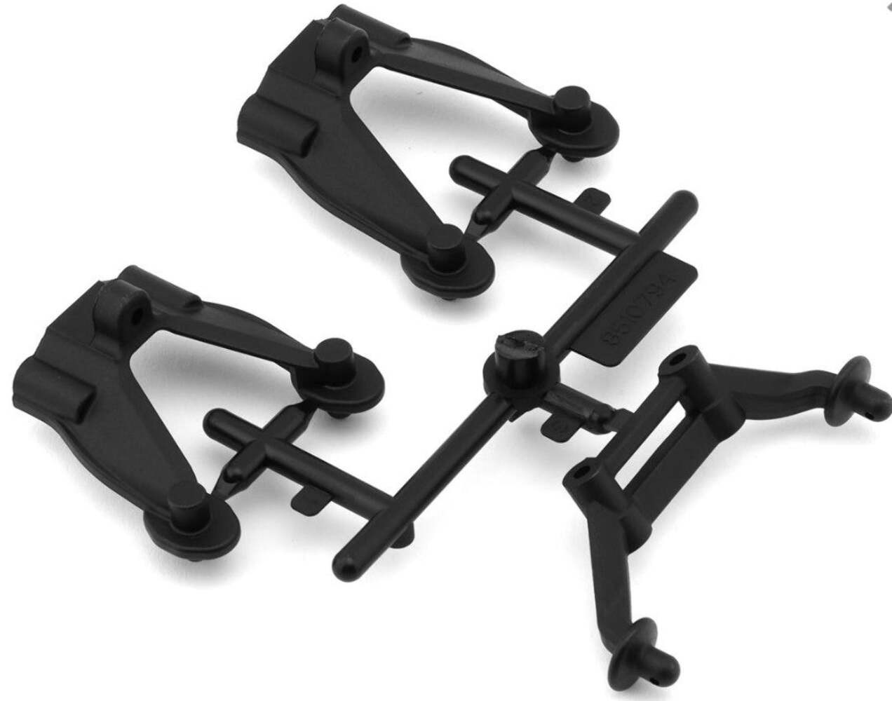 TEAM ASSOCIATED RC 10 T7 BODY MOUNTS, FRONT AND REAR