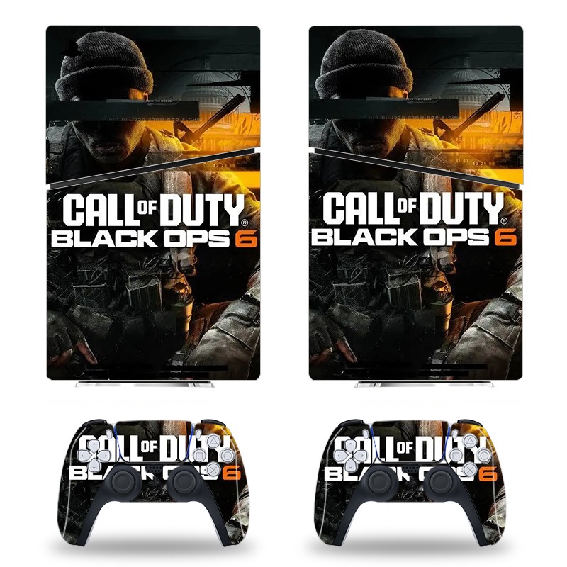 Console Decal Skin  CALLDUTY Vinyl Sticker Compatible With PS5 Slim Disk Control