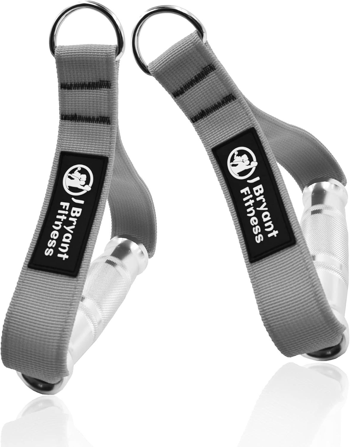 Metal Gym Handles Aluminum Cable Machine Grip Heavy Duty Non Slip Workout Pair