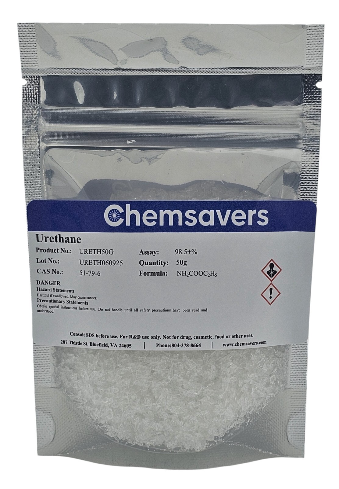 Urethane, 98.5+%, 50g