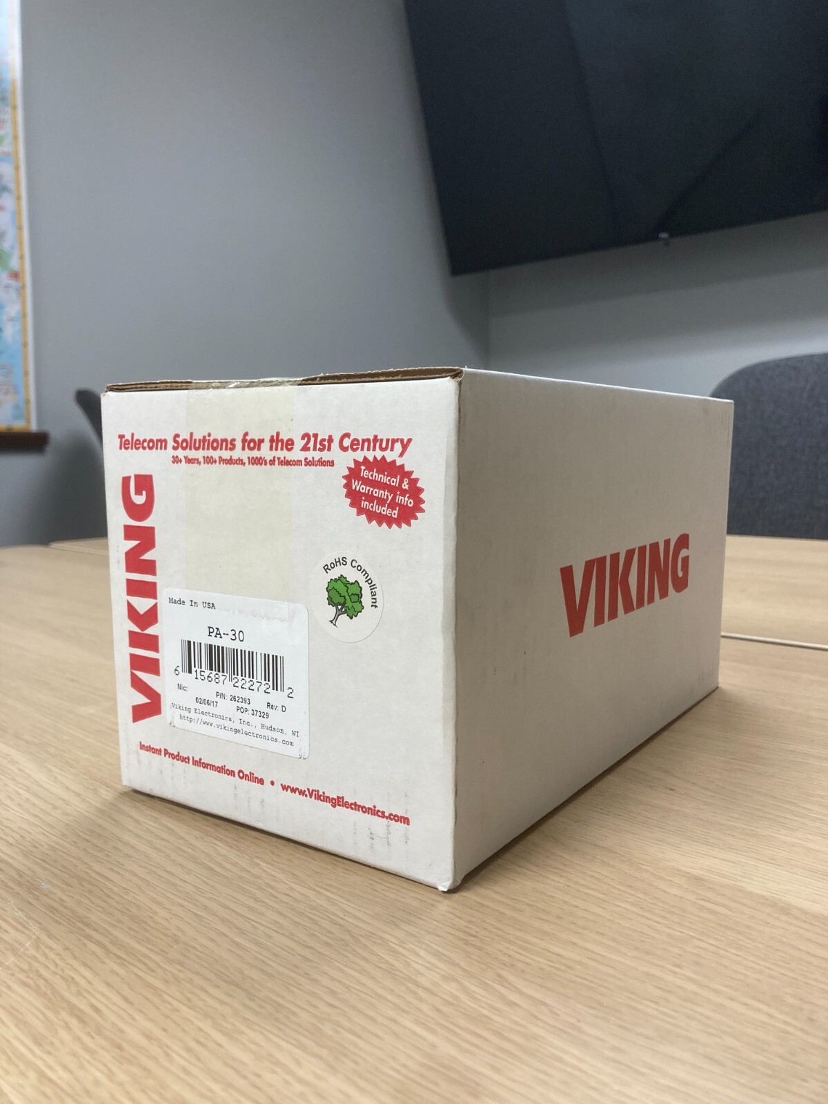 Viking electronics PA-30 Viking 30 Watt Telecom Paging Amp