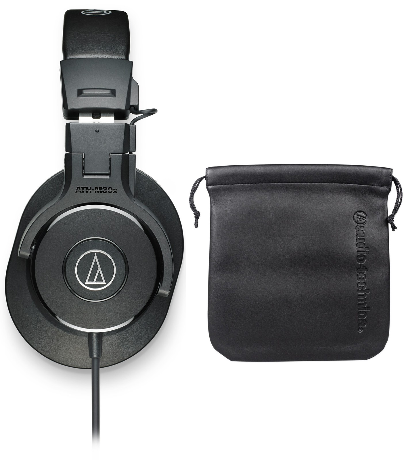 Audio Technica ATH-M30X Professional Studio Monitor Collapsible Headphones