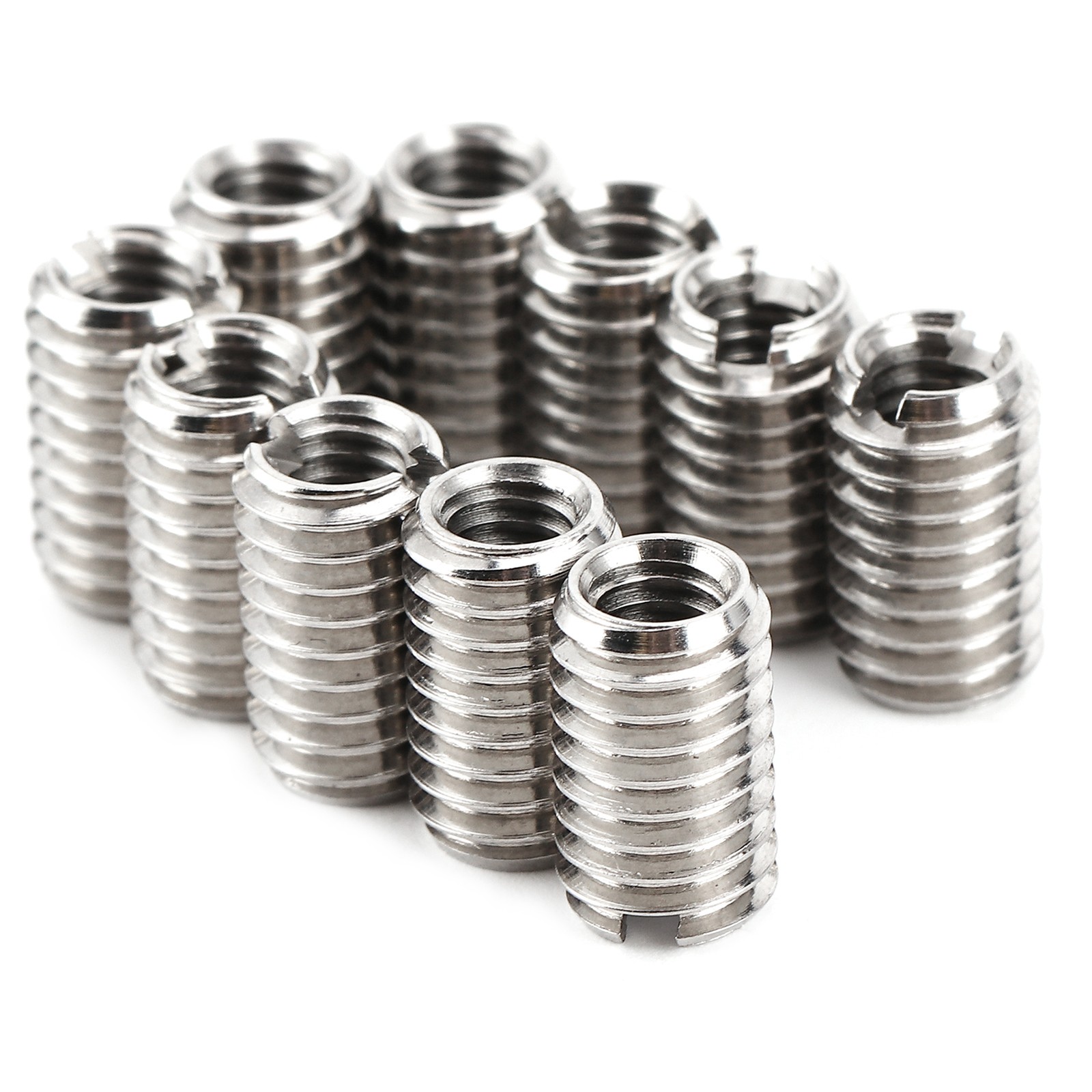 10pcs Thread Repair Insert Female M4x0.7 Male M6x1.0 Reducing Nut 303 Stainless