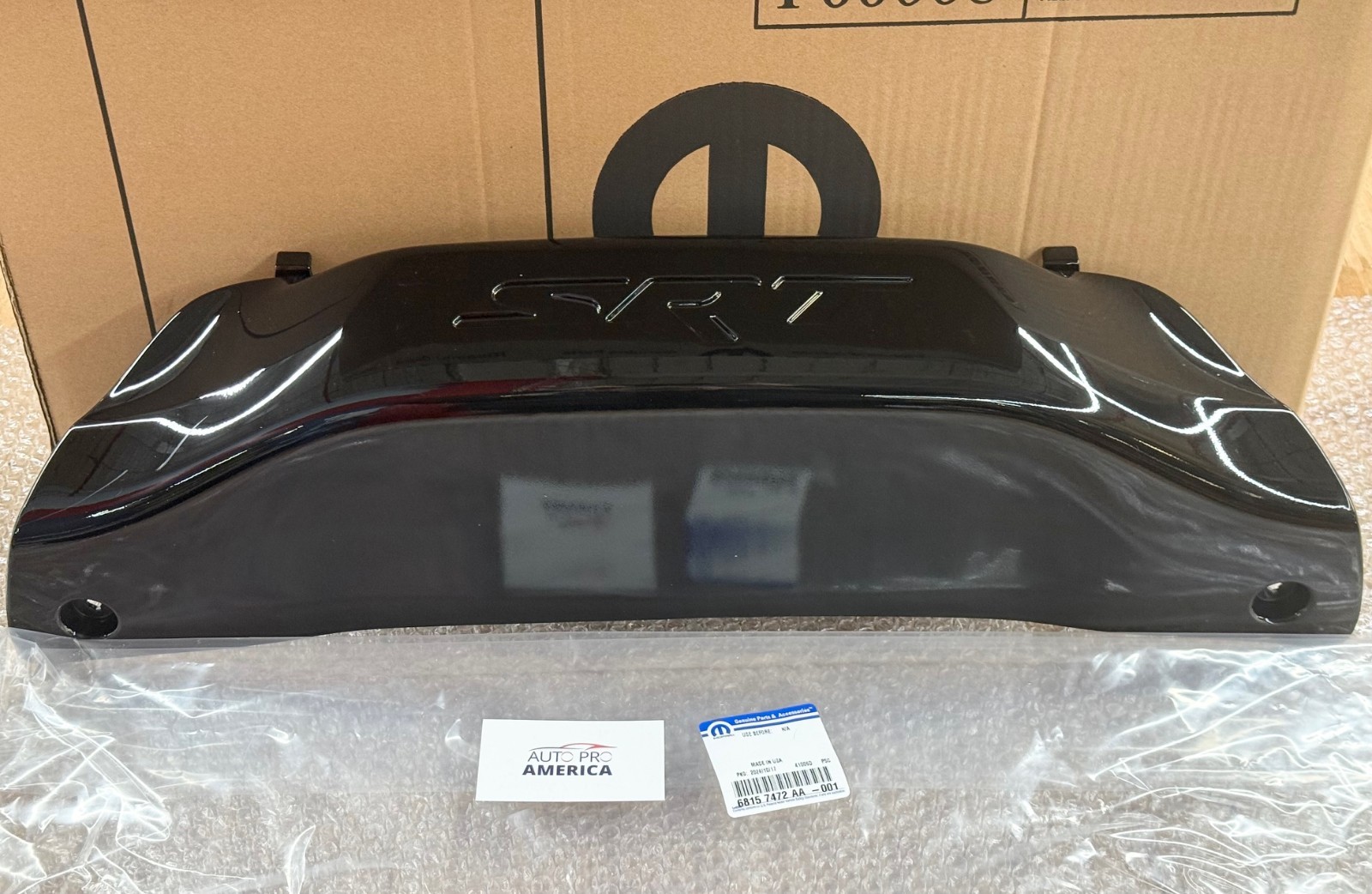 SRT REAR BUMPER TRAILER HITCH TRIM BEZEL 2012-2021 Jeep Grand Cherokee MOPAR OEM