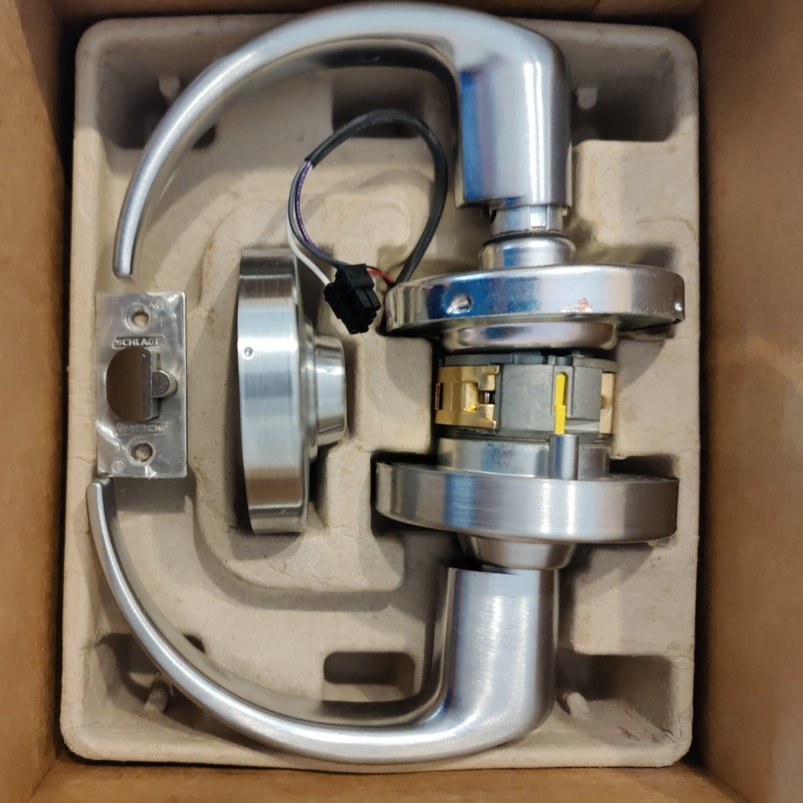 Electrified Schlage Lock ND96EUJ - REX- FAIL SAFE/SECURE-12/24 VDC