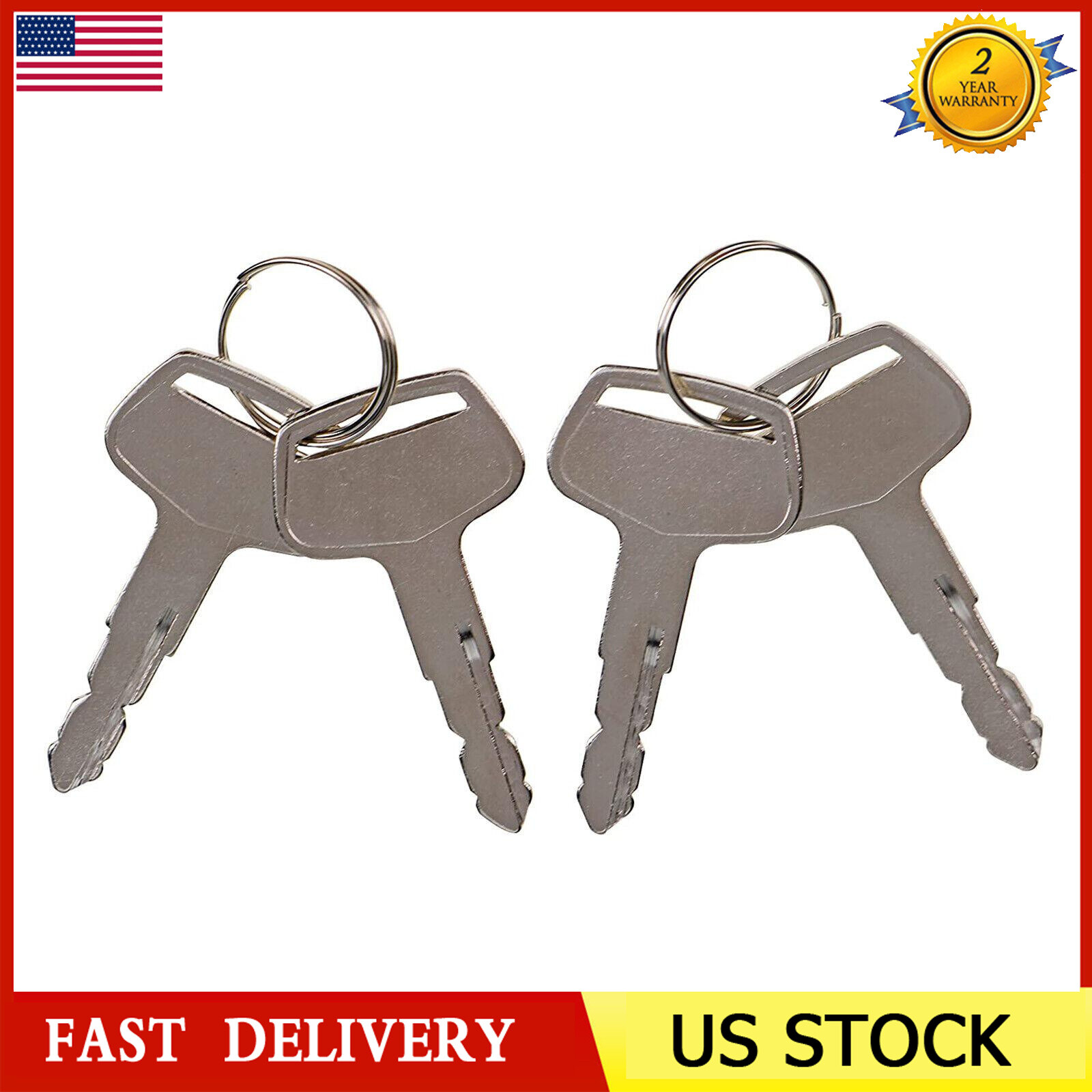 4Pcs Ignition Keys CH12206 For John Deere Tractors 430 650 670 750 770 790 850
