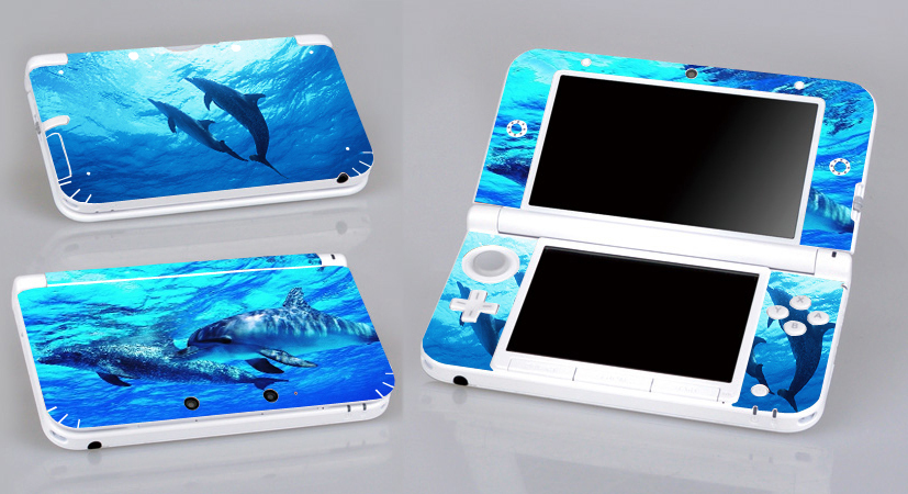 Dolphins 025 Vinyl Decal Skin Sticker for Nintendo 3DS XL/LL