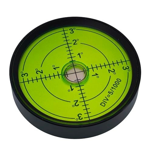 High Precision Horizontal Bubble Level 60mm Accuracy 15′ Aluminium Housing