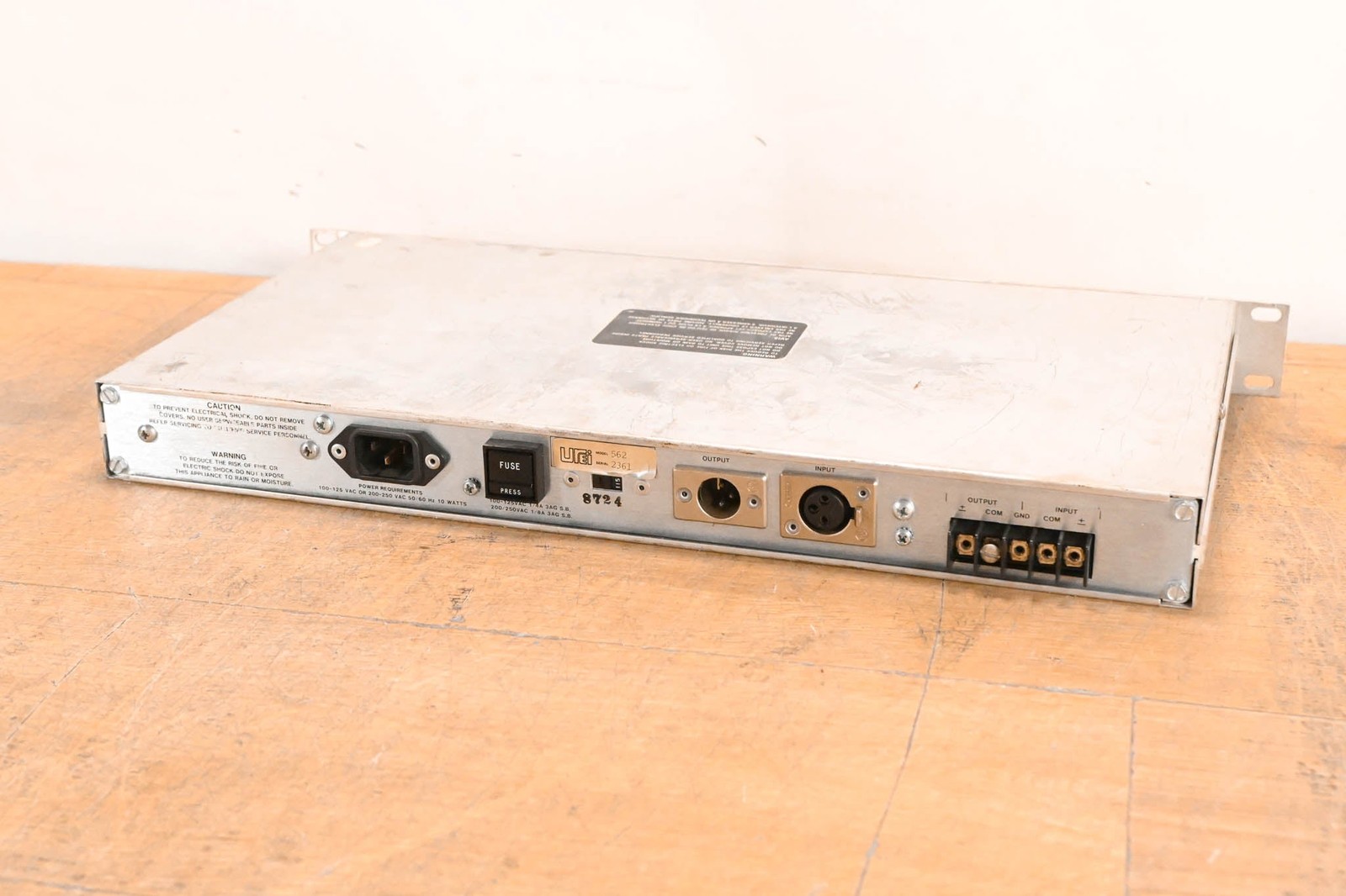 UREI Model 562 Feedback Supressor CG01VYD