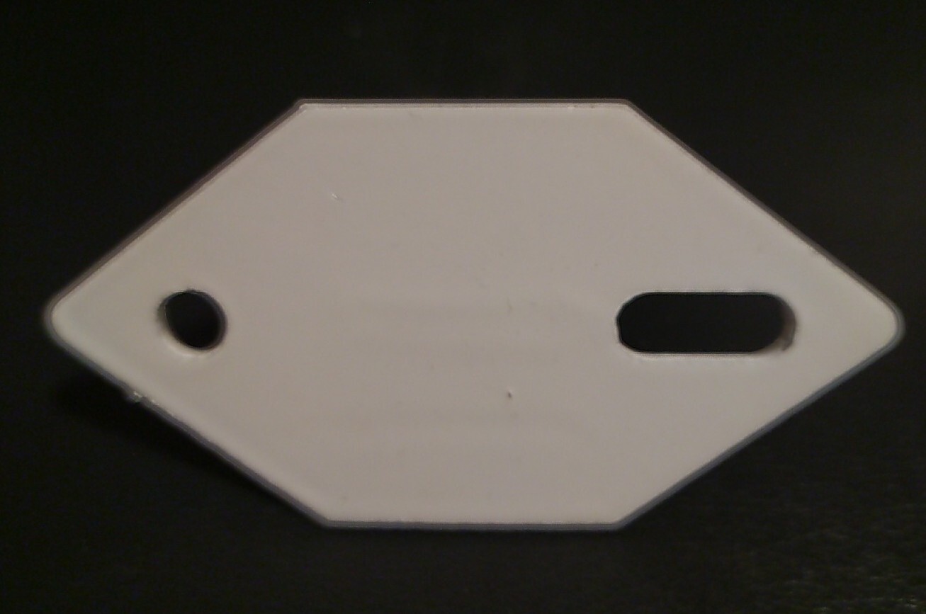 Gridwall Wall Mount Bracket - Grid Panel Mounting Brackets - White - 16 Pieces