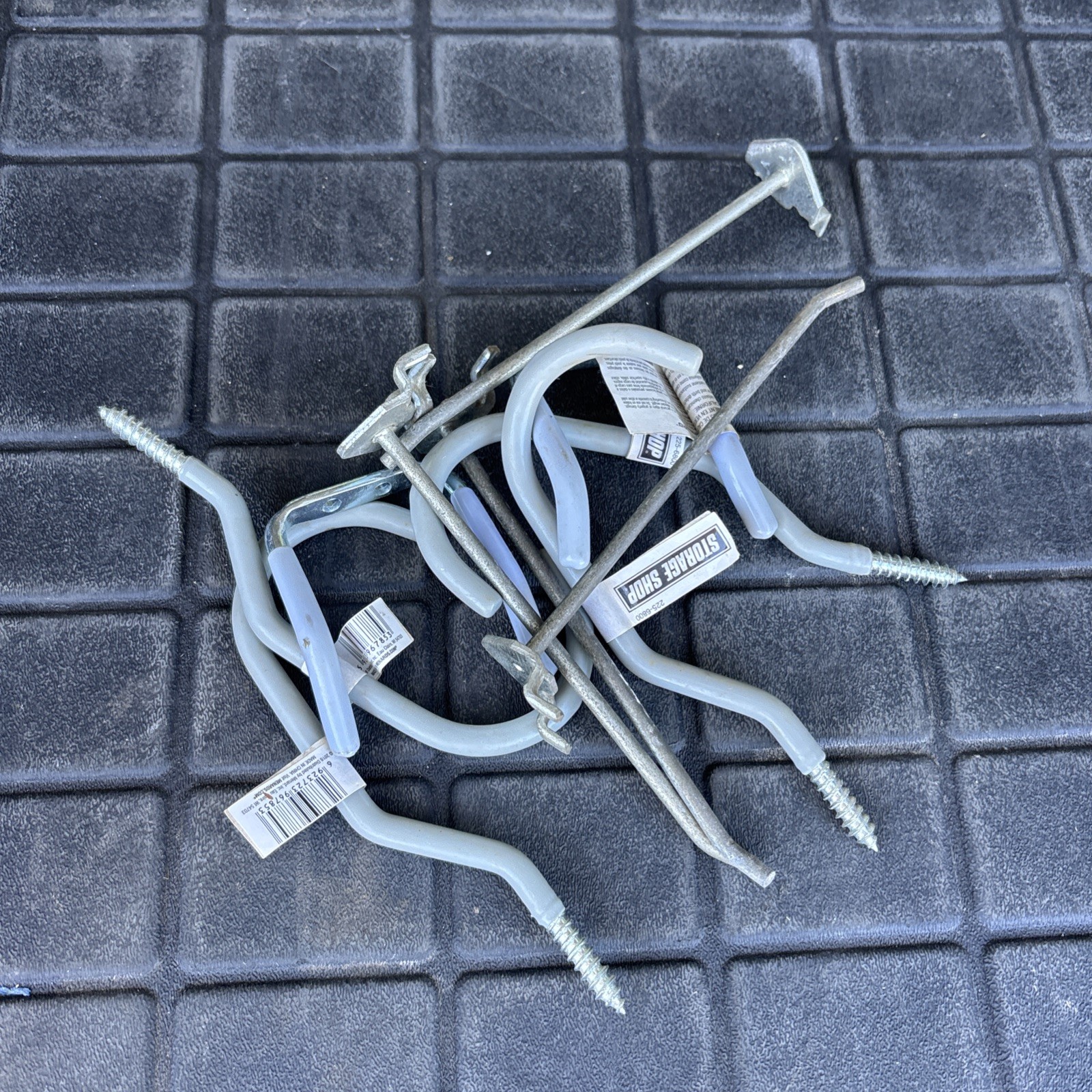 Job Lot Assorted Metal Pegboard Hooks, All Sorts Of Sizes, And Styles