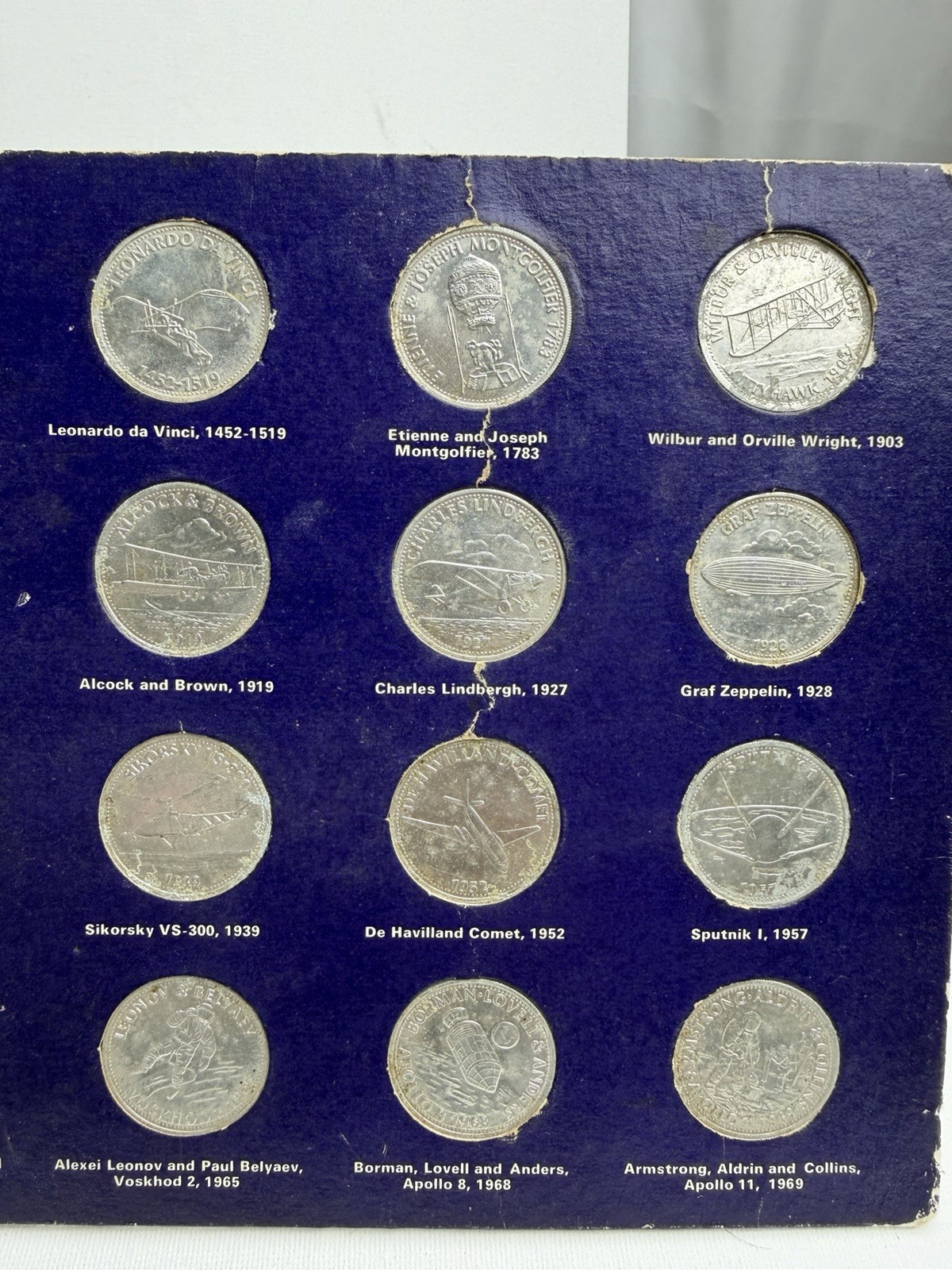 Man in flight Complete coin collection Set 2