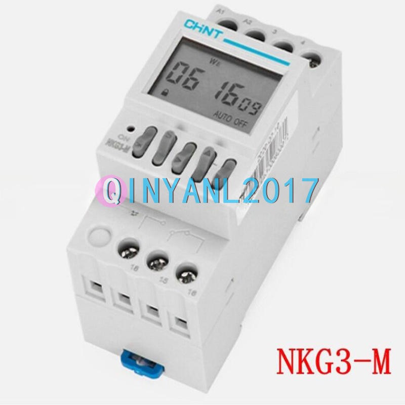 ONE New CHNT NKG3-M 50HZ AC220V Rail timer