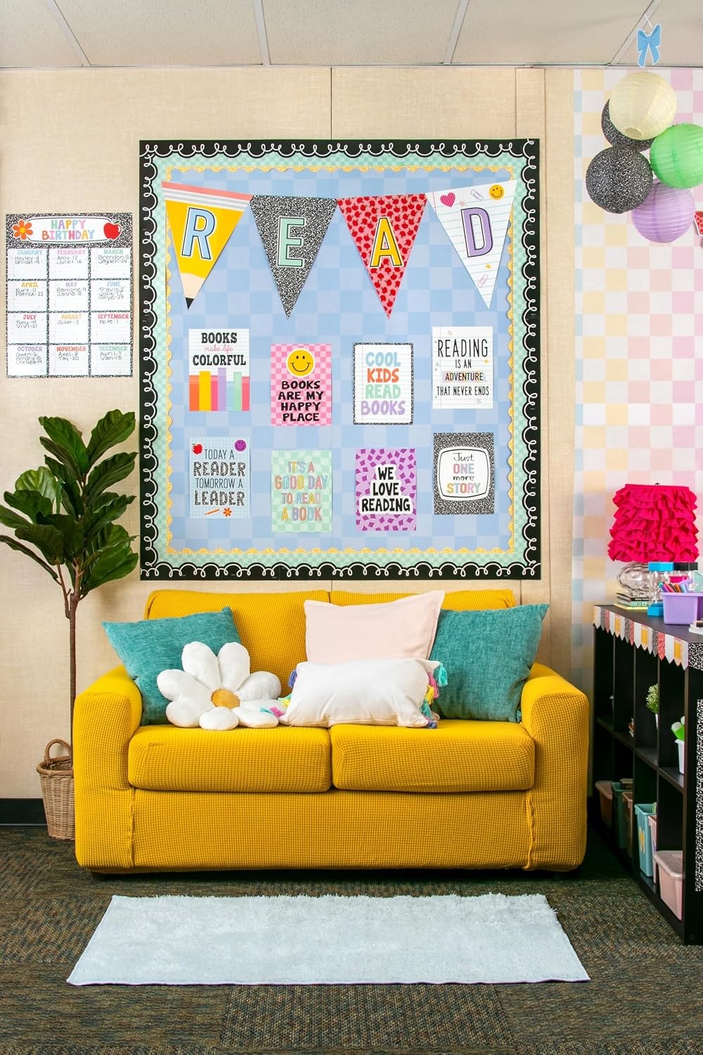 Teacher Created Resources Black/White Squiggles Border Trim - 50ft