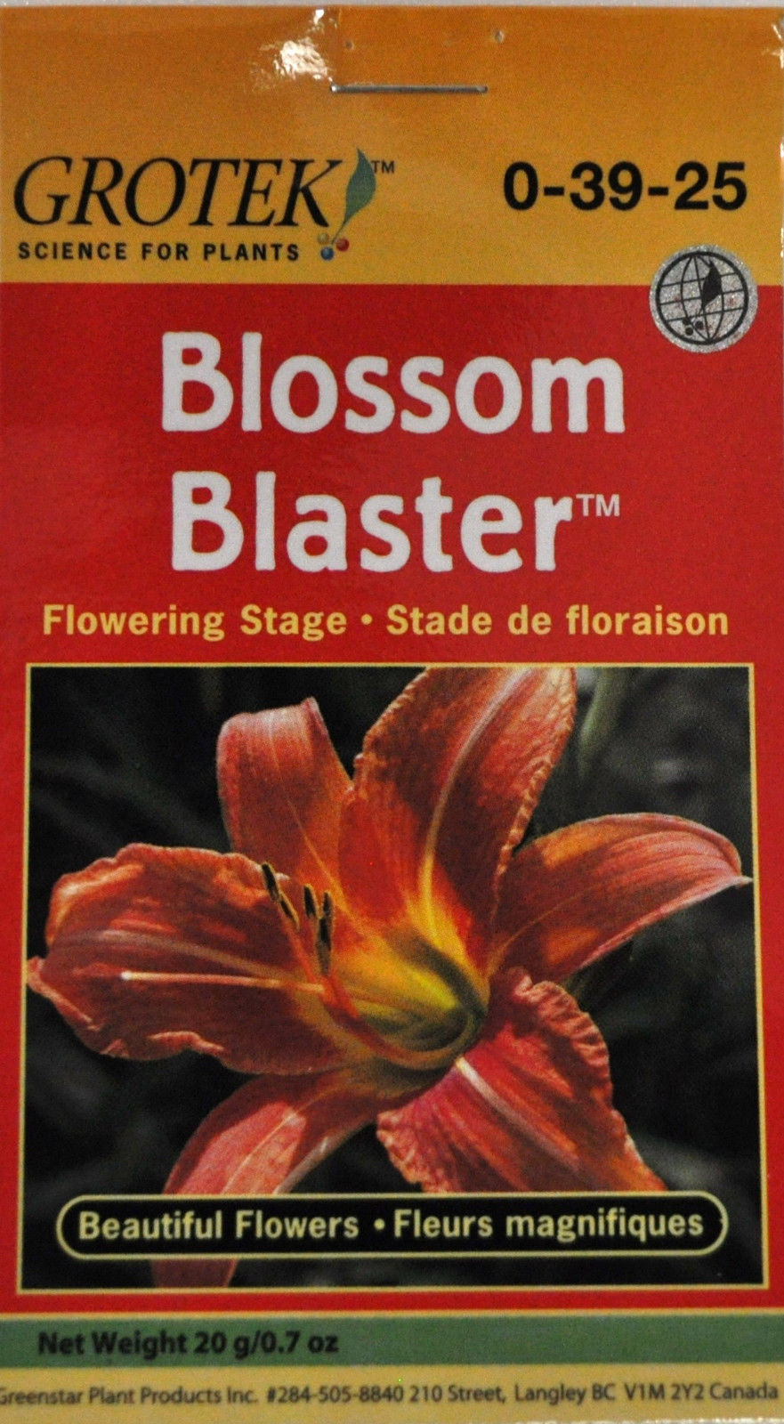 Grotek Blossom Blaster 20g - Increase Yield Makes 50 Gallons