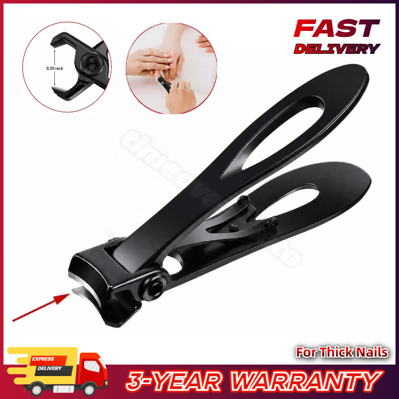 Extra Large Thick Nail Clippers Professional Heavy Duty Stainless Toe Nail Tool